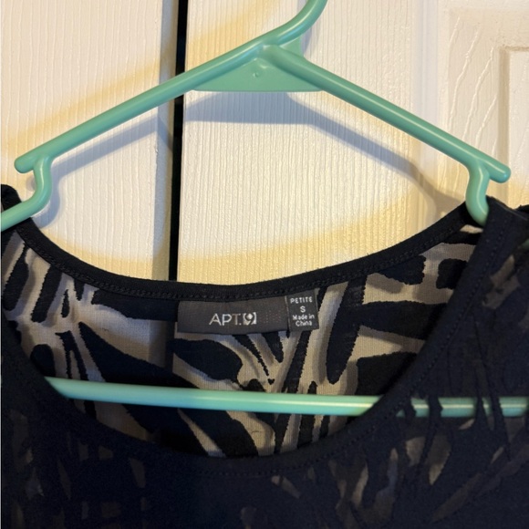 Apt. 9 Black Women's Top - Picture 2 of 3